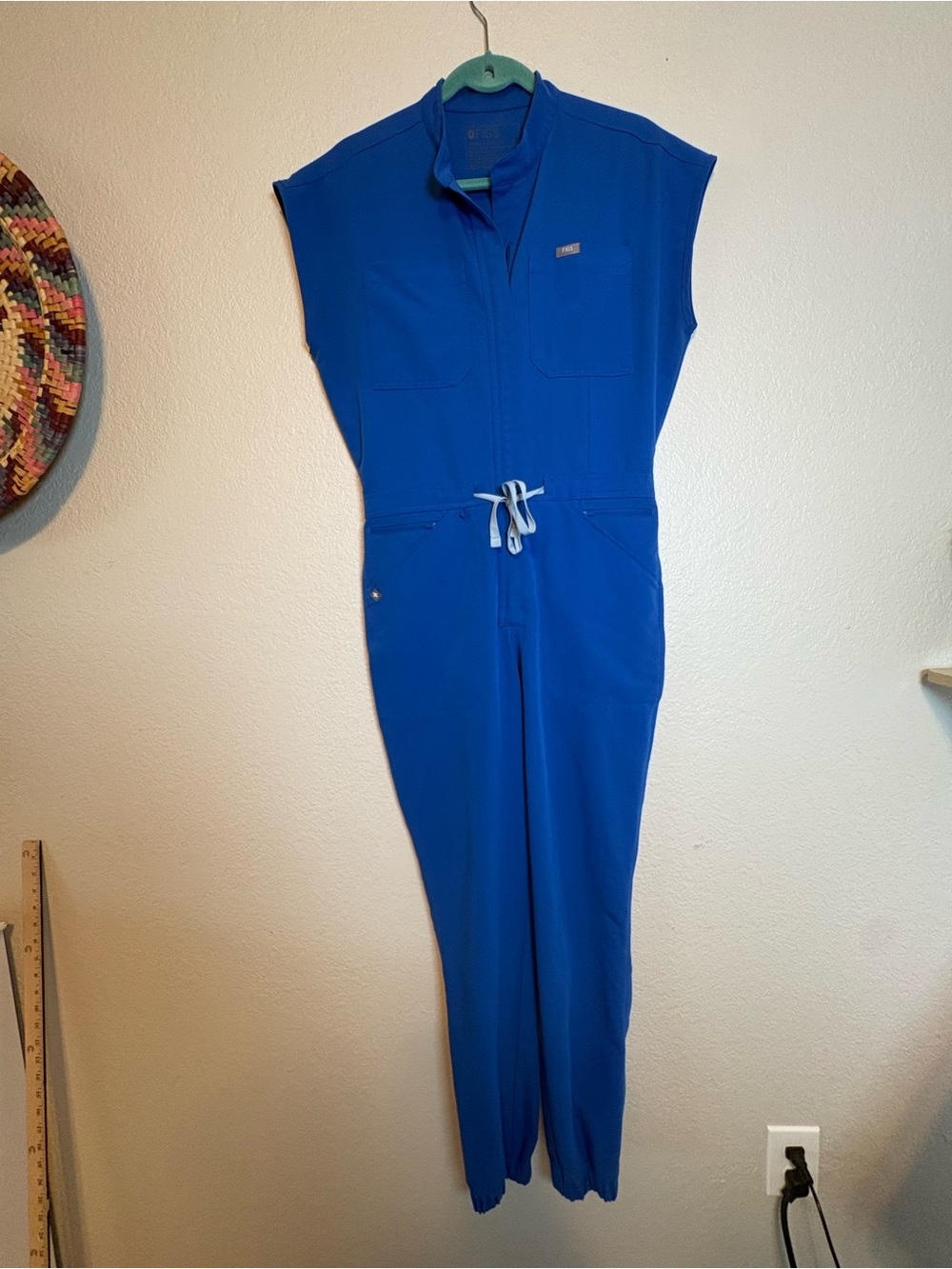 Figs Royal blue Women's Jumpsuit Rafaela Jogger Scrubjumpsuit Small